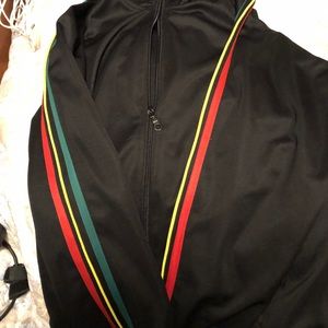 BCE “Rasta” Track Jacket/ 3 Stripes
